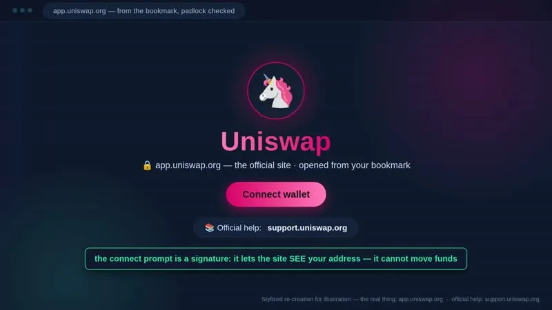 Uniswap swap walkthrough